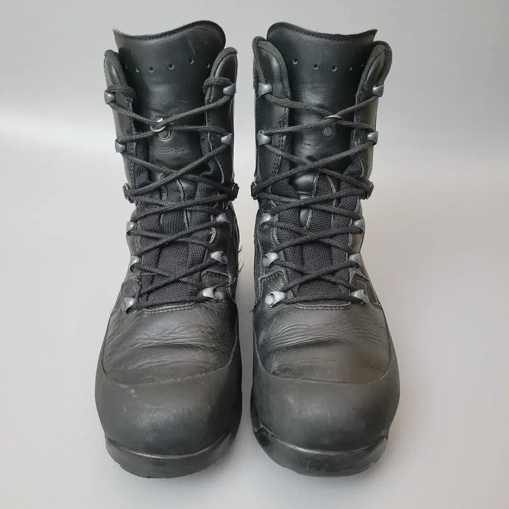 Genuine British Military Issued Haix Boots Hi Liability Male Combat Black US 11